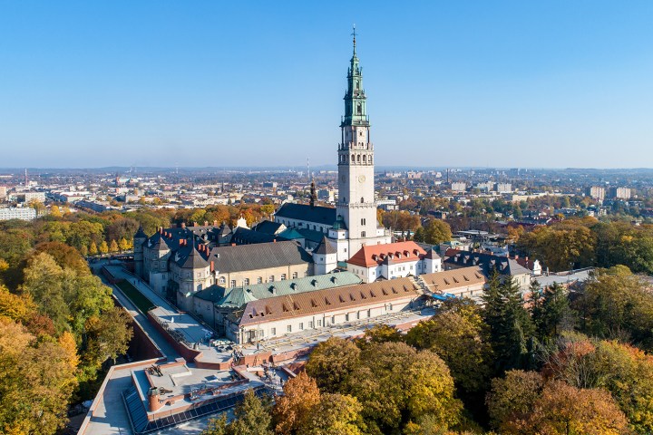 a view of a large city landscape