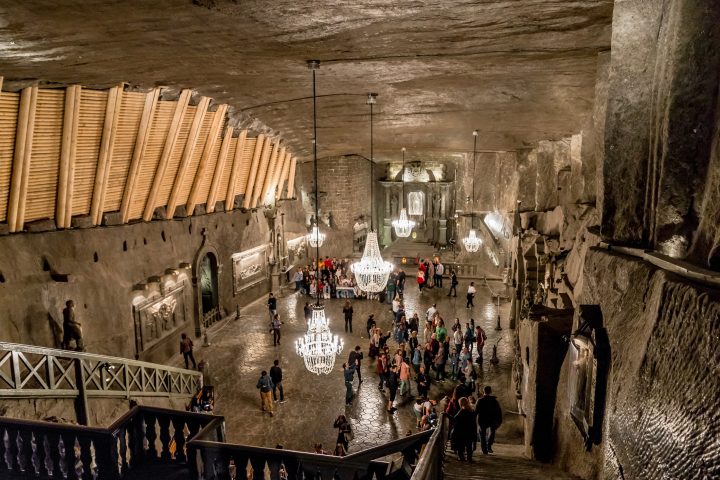 Chamber in Salt Mine in Wieliczka