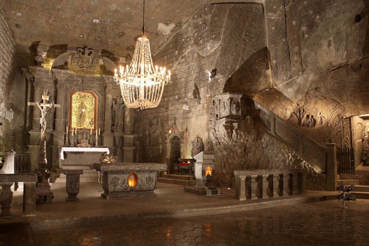 a close up of a stone building