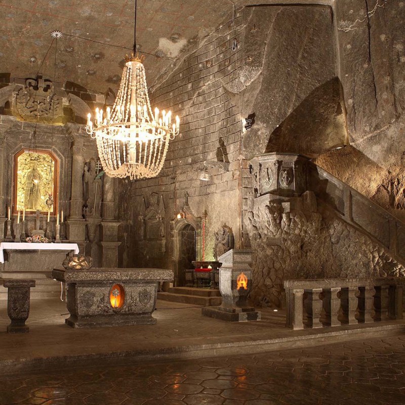 a close up of a stone building