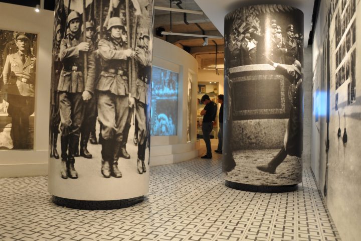 a store inside of a building