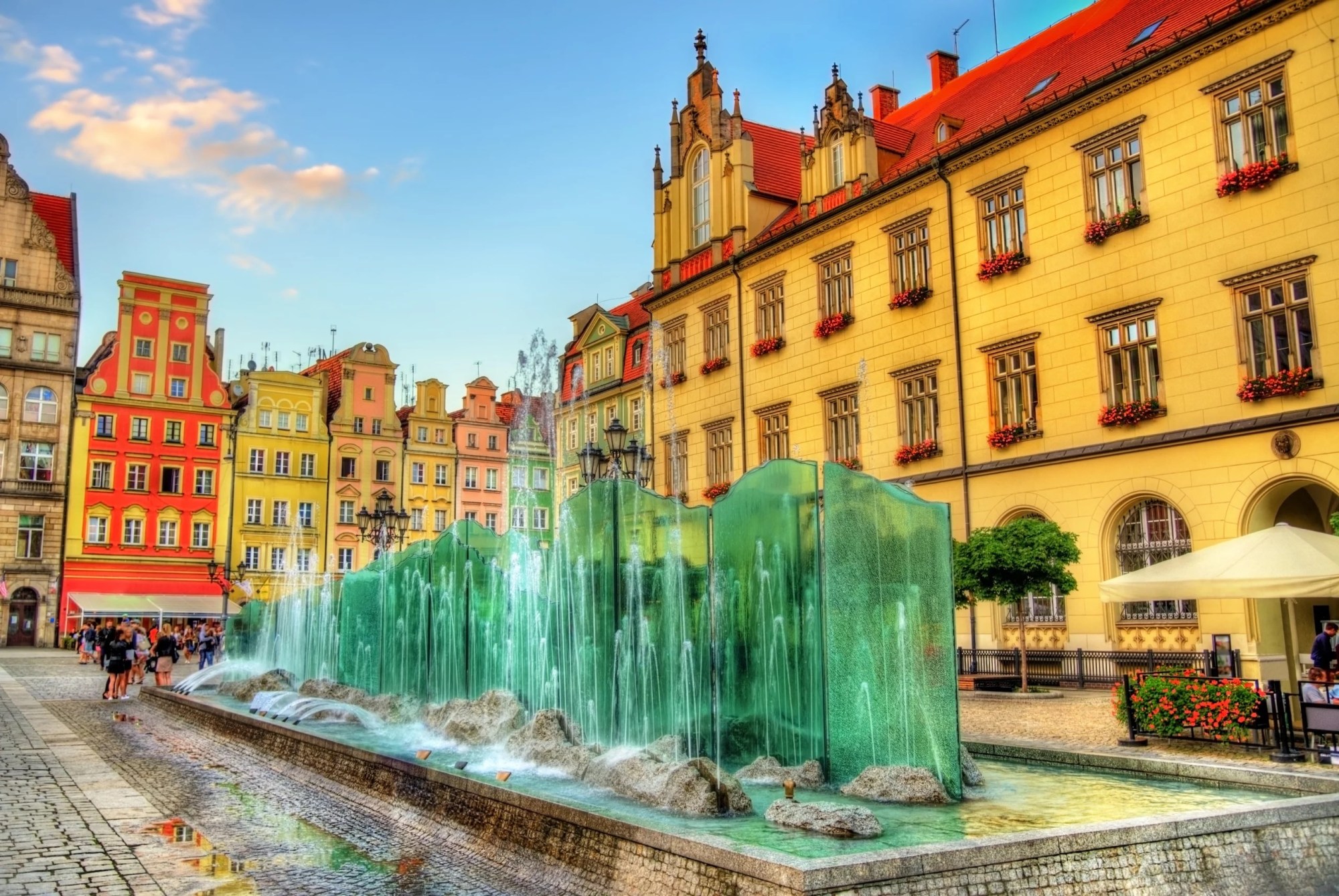 wroclaw fountain fountain in wroclaw