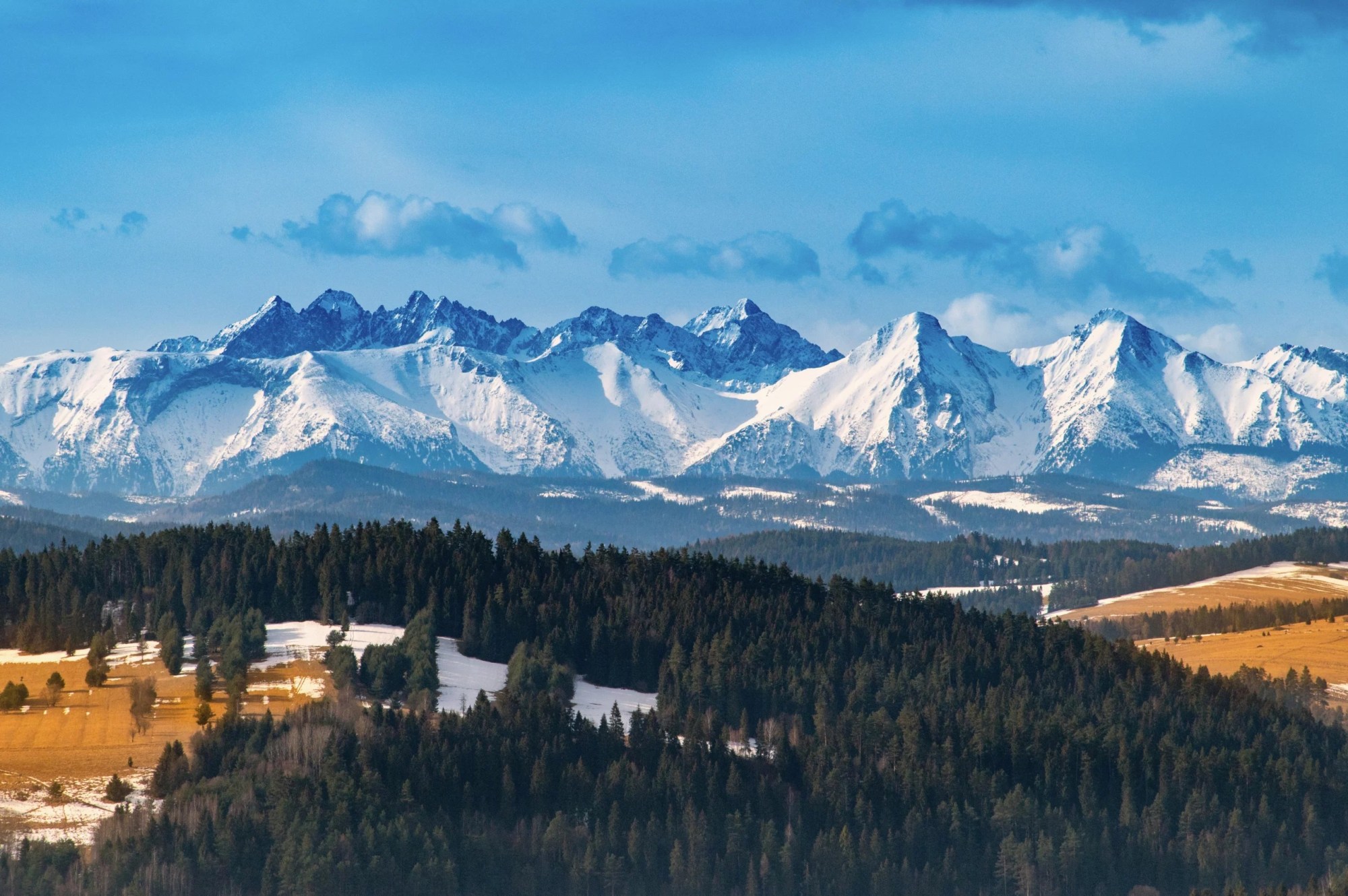 tatry view of the tatra mountains