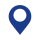 Blue map pin icon on a white background.