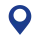 Blue map pin icon on a white background.