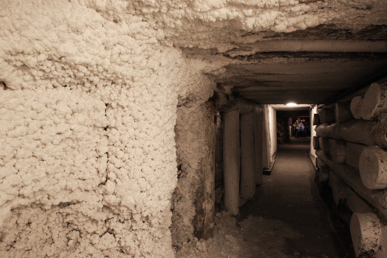 Corridor in Wieliczka Salt Mine